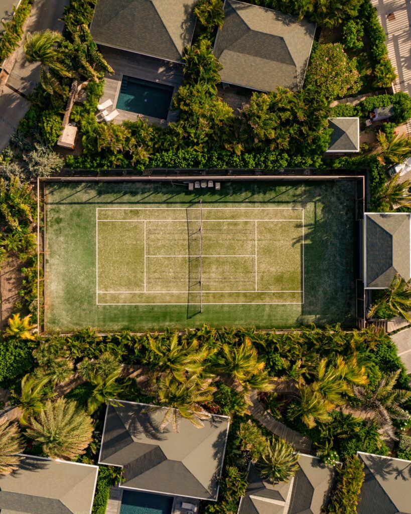 Rosewood Le Guanahani – vue aérienne – Pixels Création